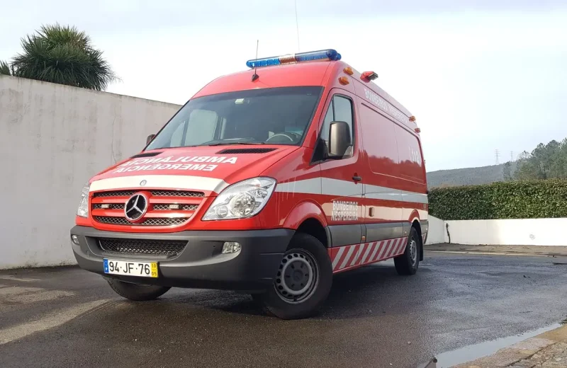 Ambulância de Suporte Básico de Vida dos Bombeiros de Nespereira